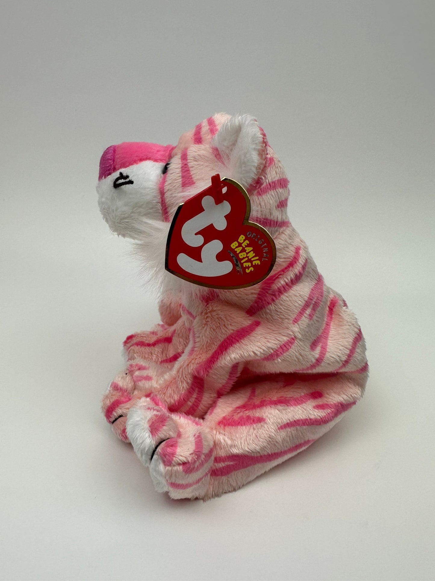 Ty Beanie Baby “Mystique” the Pink Tiger - Circus Beanie (5.5 inch)