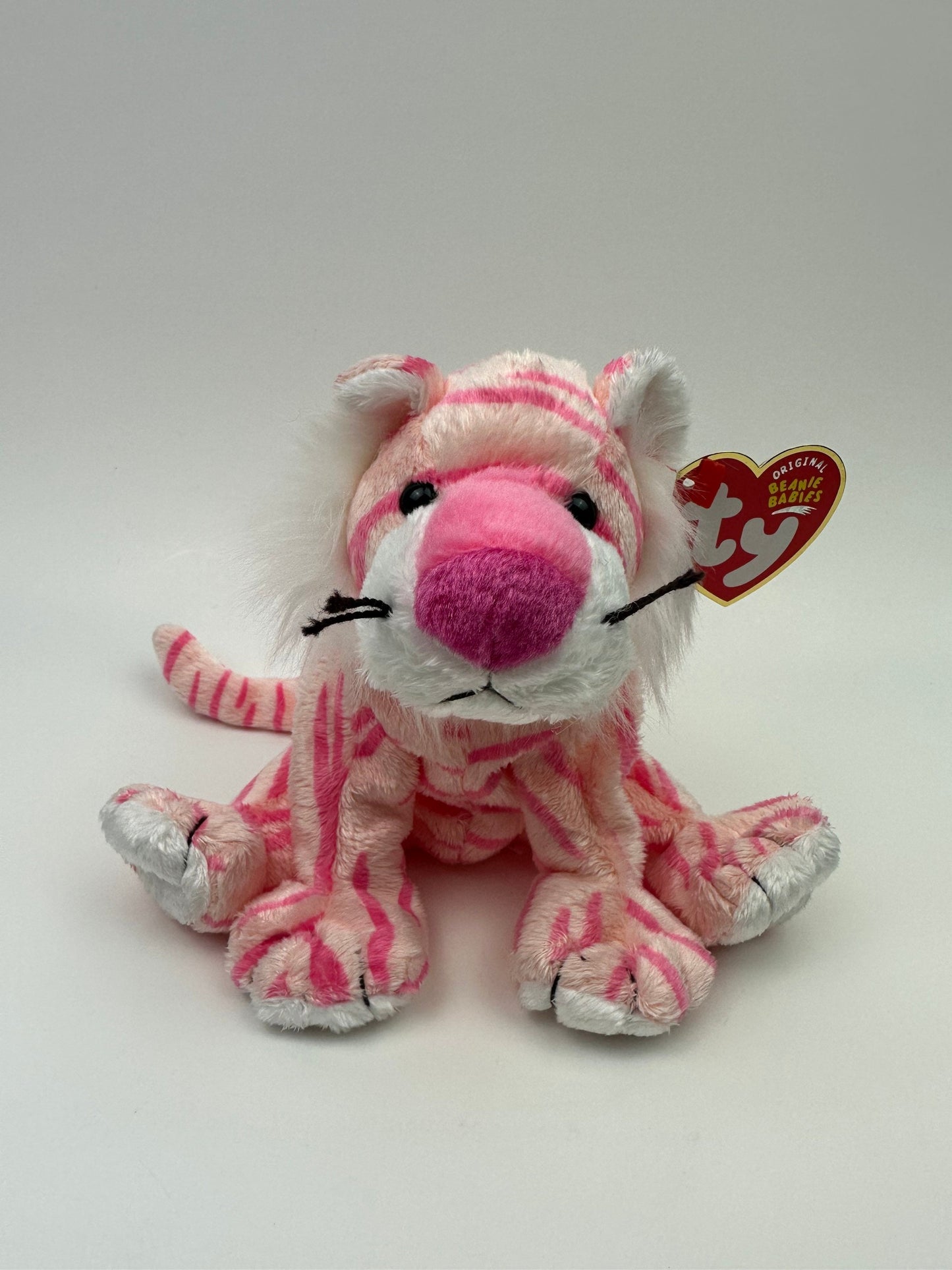 Ty Beanie Baby “Mystique” the Pink Tiger - Circus Beanie (5.5 inch)