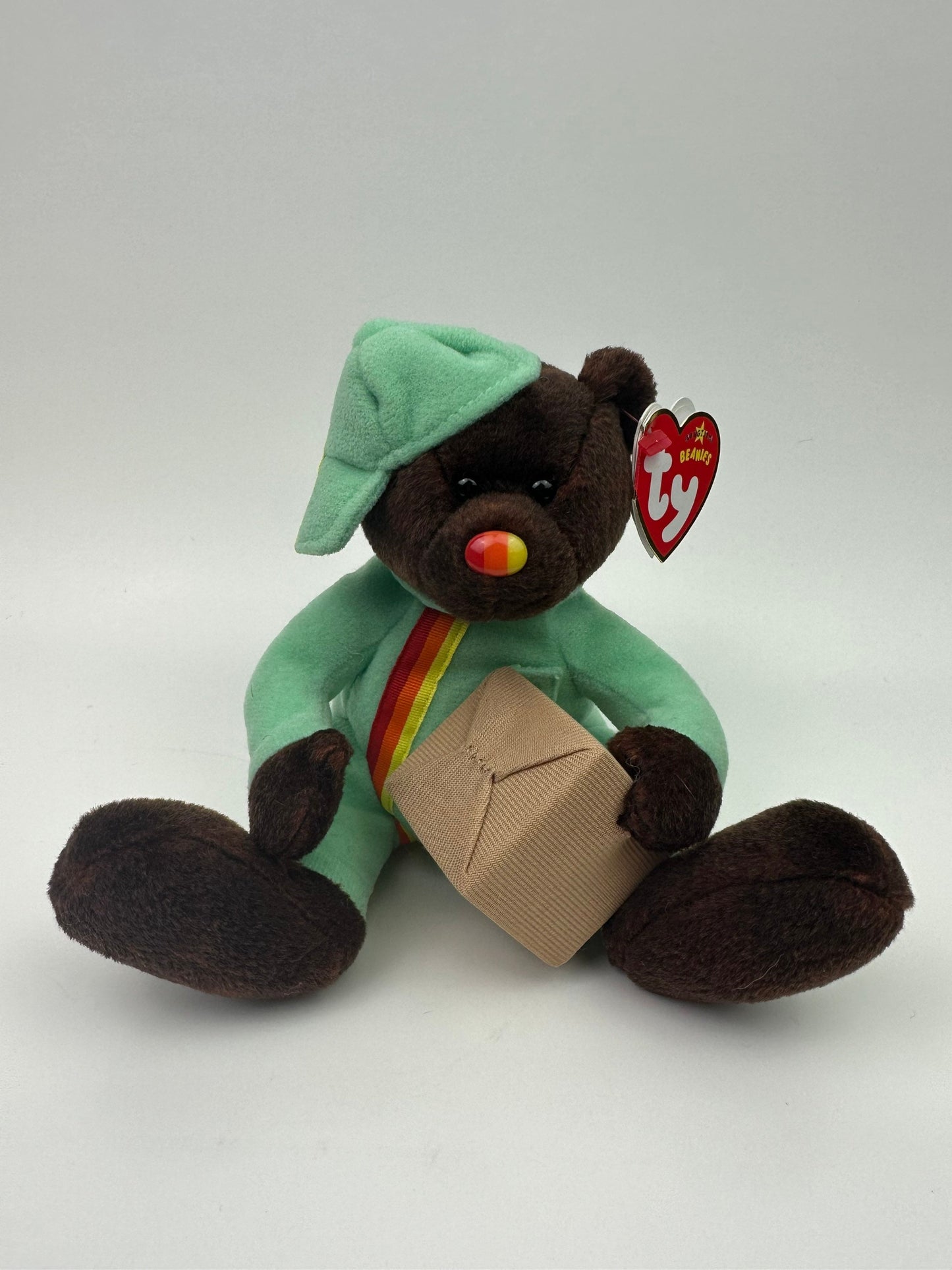 Ty Beanie Baby “Packer” the Bear - UK Exclusive (7 inch)