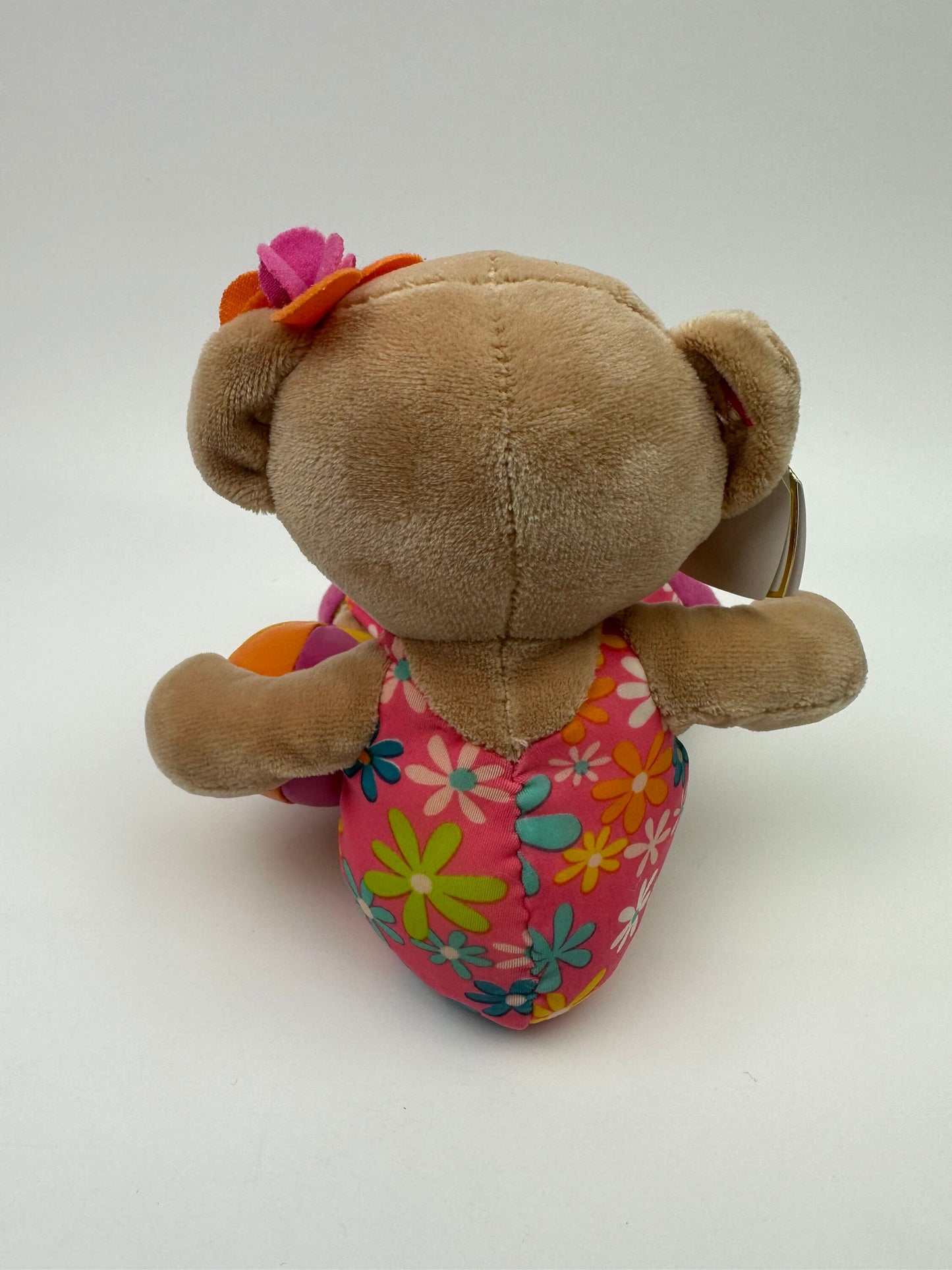 Ty Beanie Baby “Wailea” the Summer Fun Beach Bear wearing a swimsuit (9 inch)