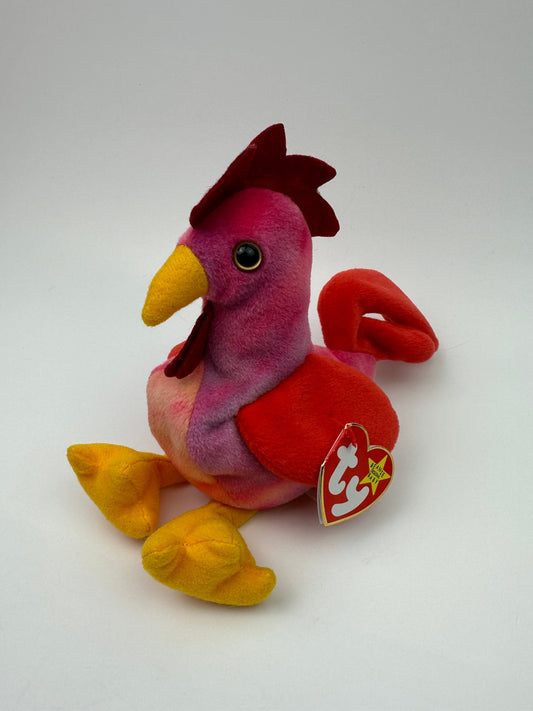 Ty Beanie Baby “Strut” the Rooster (6 inch)