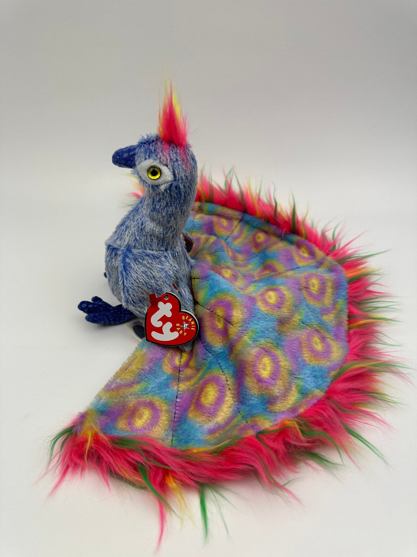 Ty Beanie Baby “Flashy” the Peacock (5.5 inch)