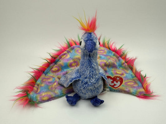 Ty Beanie Baby “Flashy” the Peacock (5.5 inch)