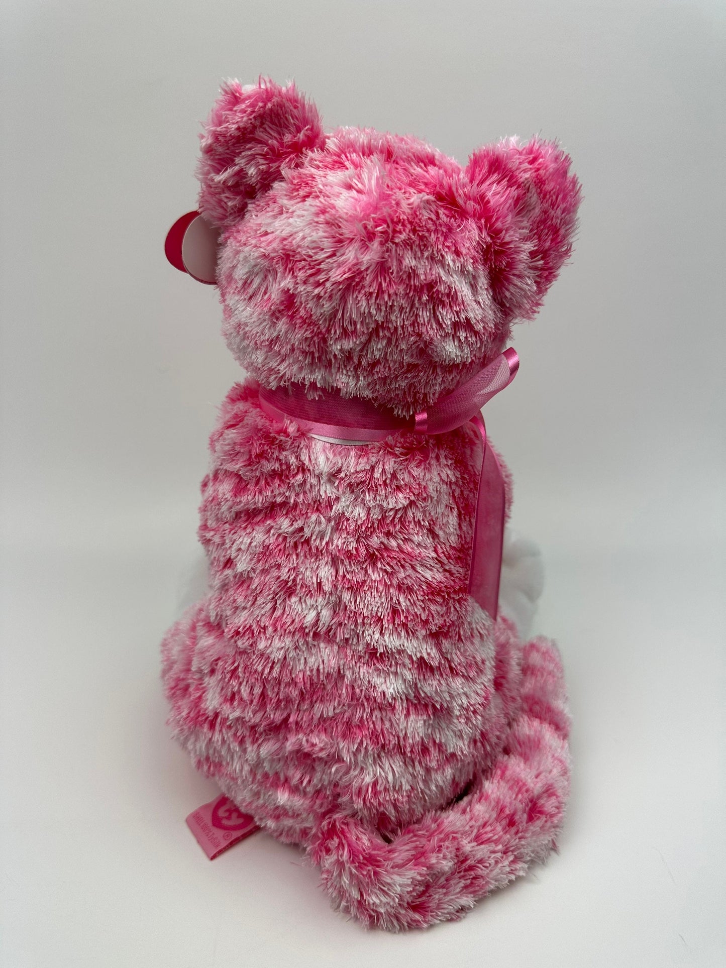 Ty Pinkys Collection “Sugarcat” the Pink Cat - Beanie Buddy Size *Rare* (12 inch)