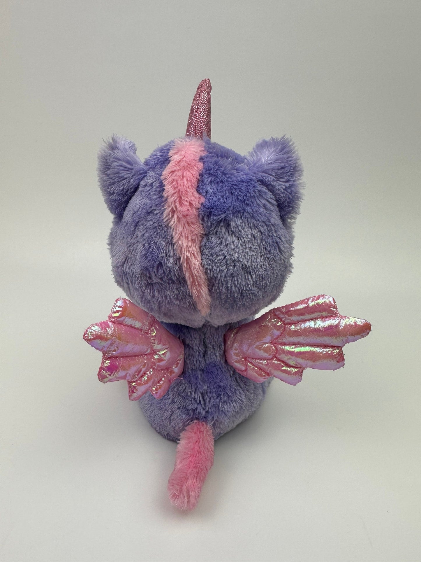 Ty Beanie Boo “Athena” the Purple Pegasus - Claire’s Exclusive. No Hang Tag! *Rare* (6 inch)