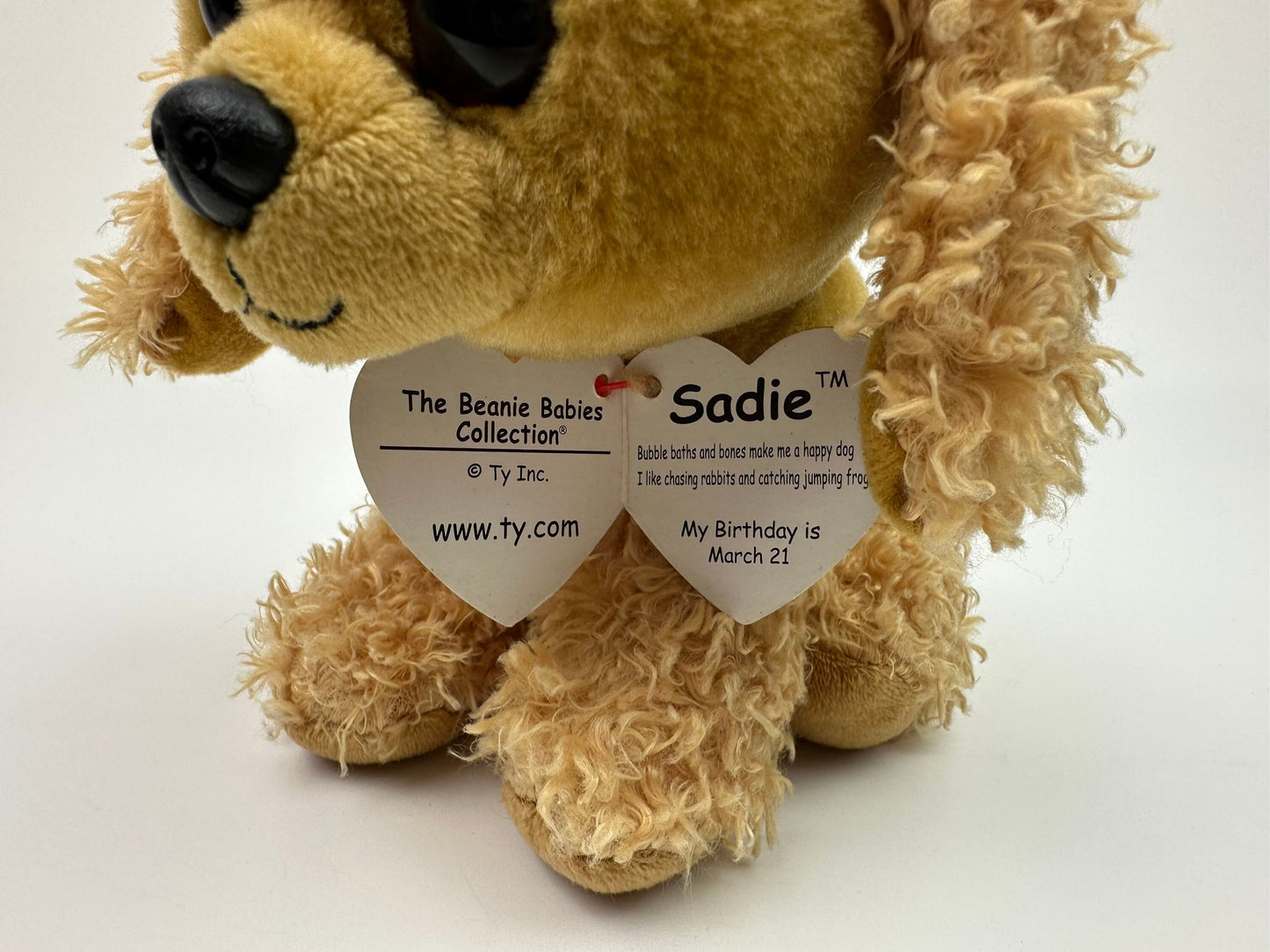 TY Beanie Baby “Sadie” the Cocker Spaniel Dog Plush! (6 inch)