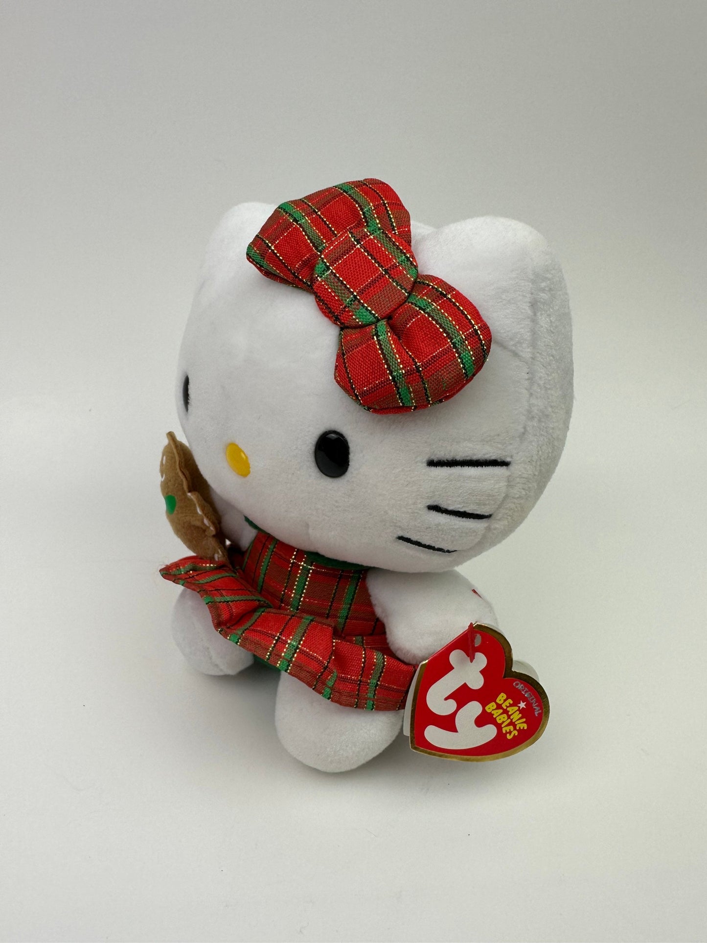 Ty Beanie Baby Vintage “Hello Kitty” Holiday Gingerbread Edition (6 inch)