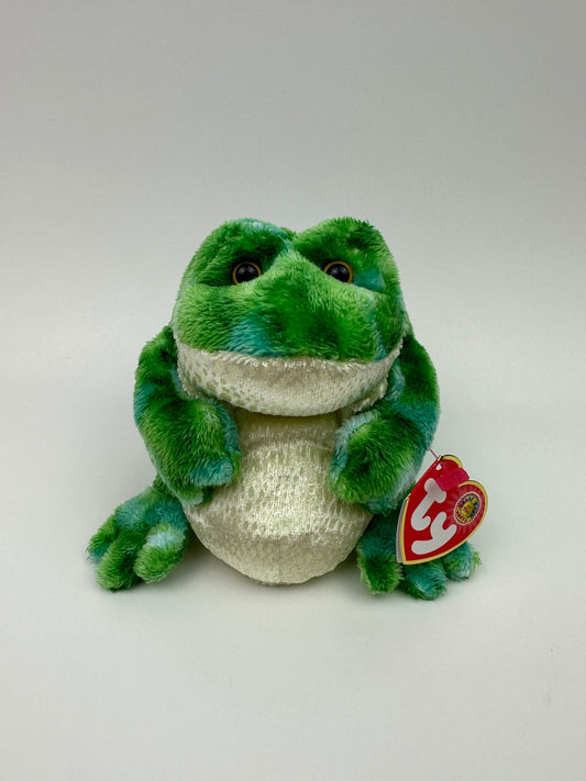 Ty Beanie Baby “Marsh” the adorable Bull Frog! Beanie Baby of the Month winner (7 inch)