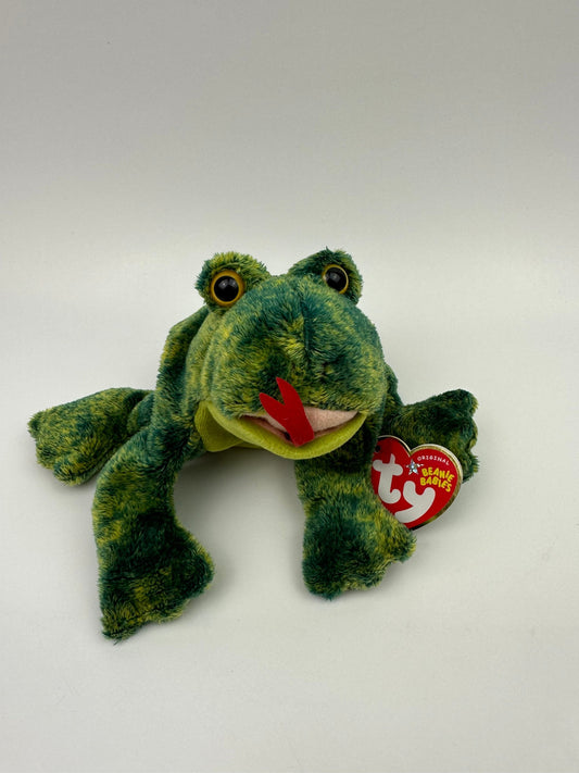 Ty Beanie Baby “Croaks” the Frog! (8 inch)