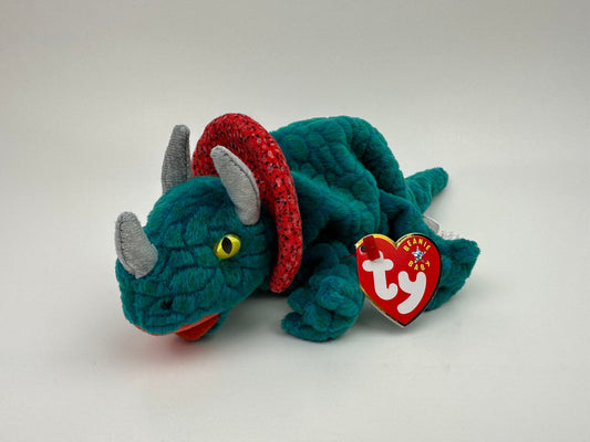 Ty Beanie Baby “Hornsly” the Dinosaur (8.5 inch)