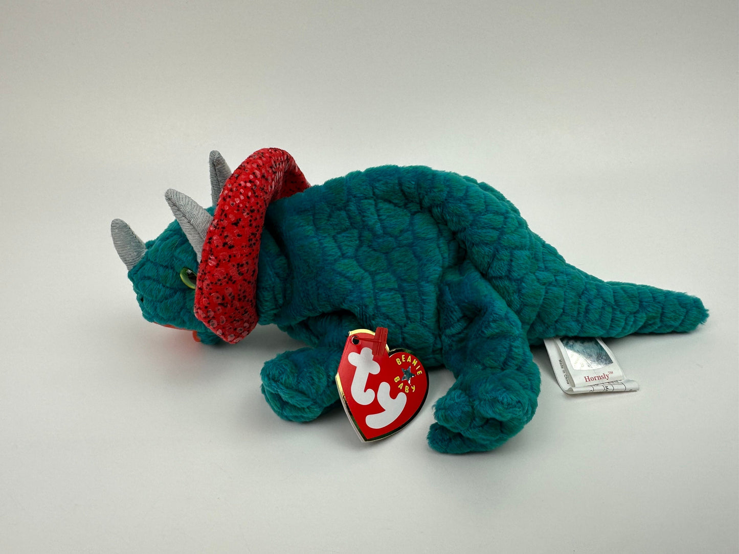 Ty Beanie Baby “Hornsly” the Dinosaur (8.5 inch)