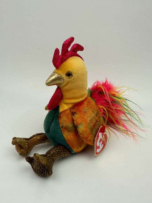 Ty Beanie Baby “Rooster” the Zodiac Rooster  (6 inch)