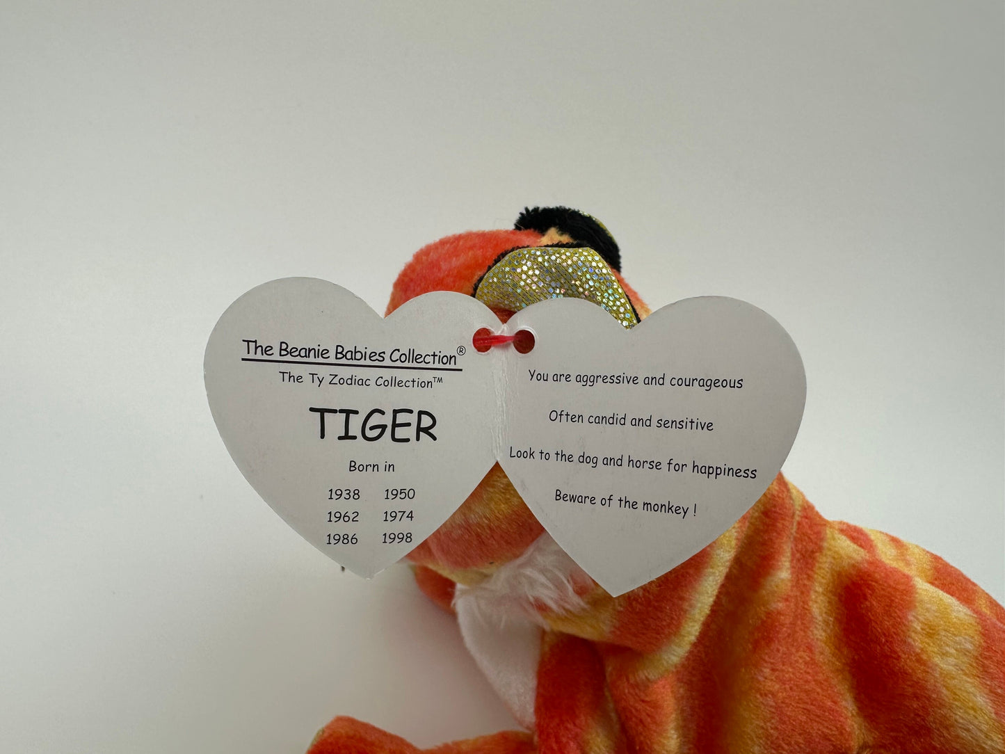 Ty Beanie Baby “Tiger” the Chinese Zodiac Tiger (6 inch)