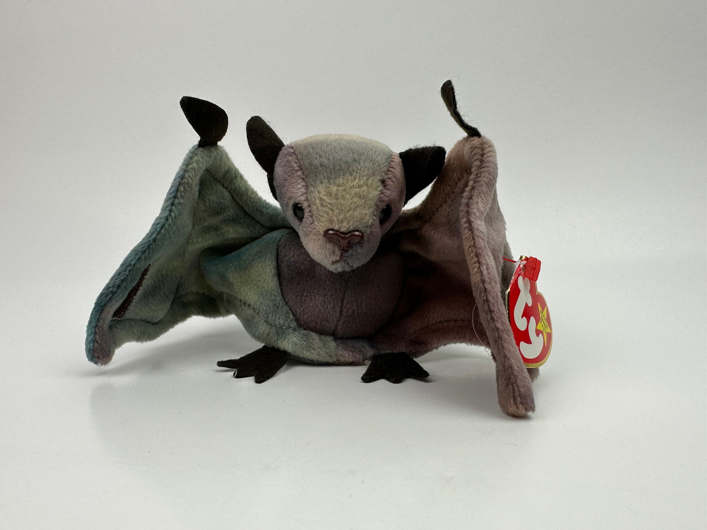 Ty Beanie Baby “Batty” the Bat in Tie-Dye Blue - Colours vary! (4.5 inch)