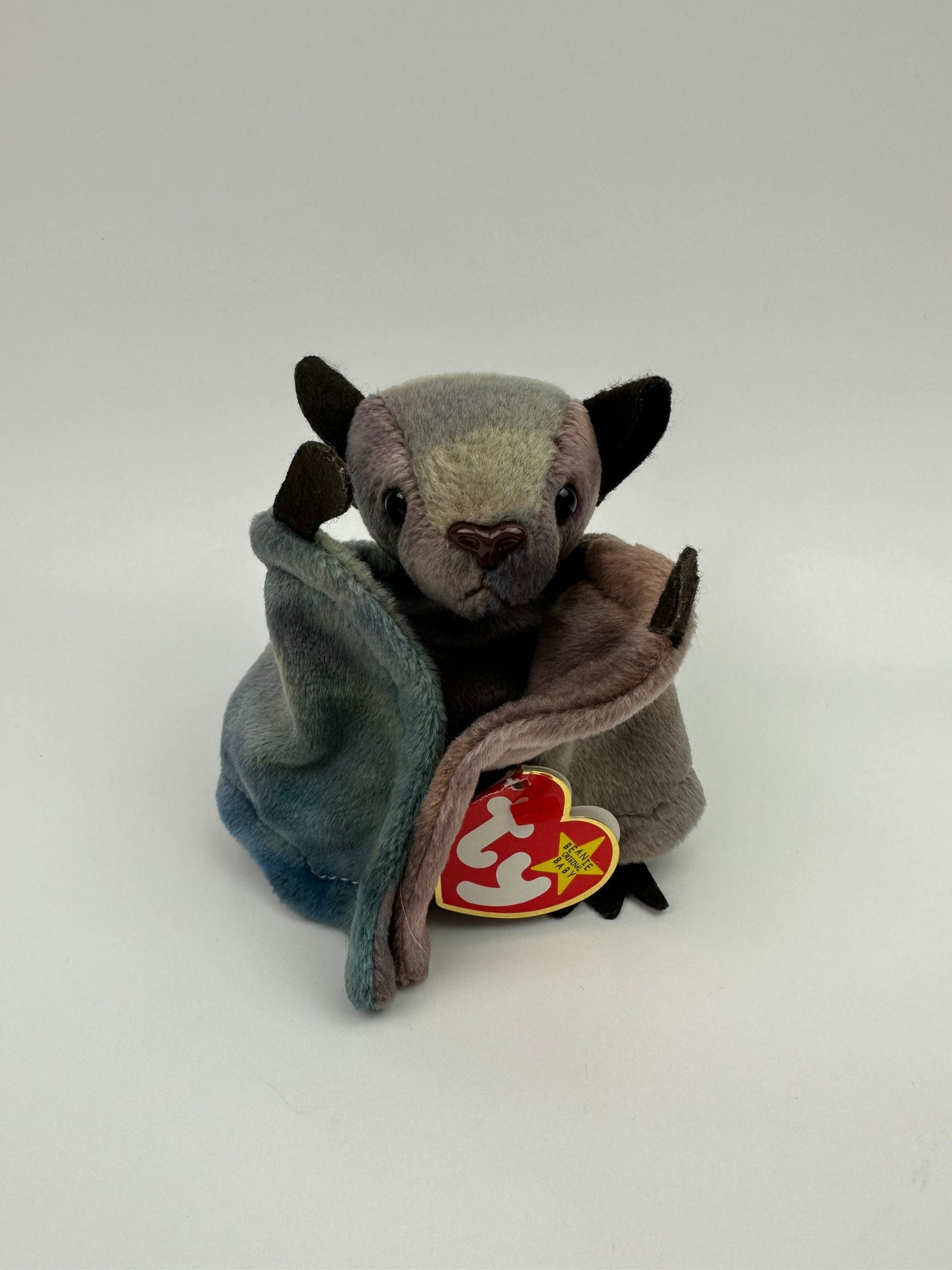 Ty Beanie Baby “Batty” the Bat in Tie-Dye Blue - Colours vary! (4.5 inch)