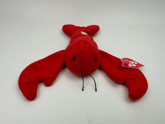 Ty Beanie Baby BBOC Exclusive (Beanie Baby Official Club) “Pinchers” the Lobster - Original 9 Replica! (8.5 inch)