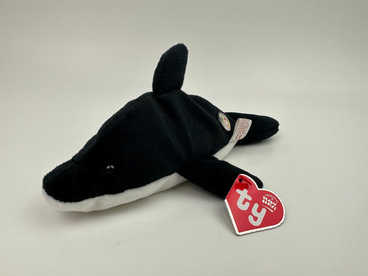 Ty Beanie Baby “Splash” the Whale - BBOC Exclusive *Rare* (8 inch)