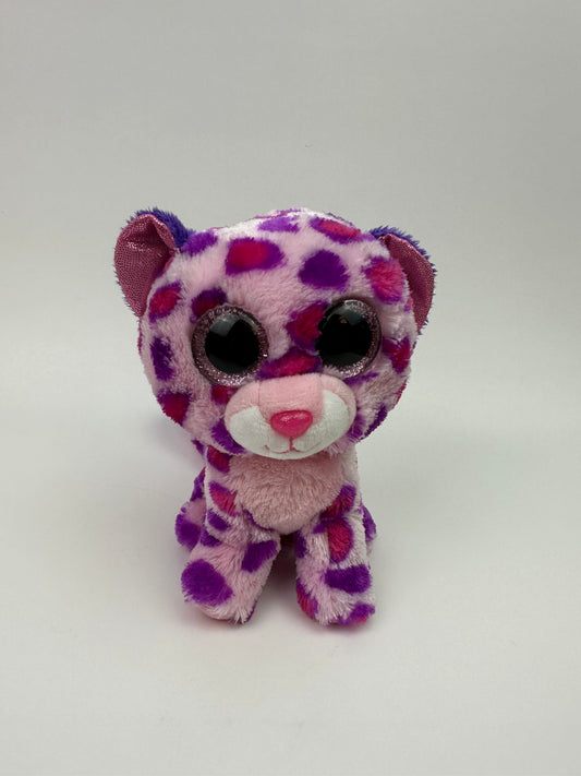 Ty Beanie Boo Glamour the Pink Cat - Excellent Condition - No Hang Tag or Tush Tag (6 inch)