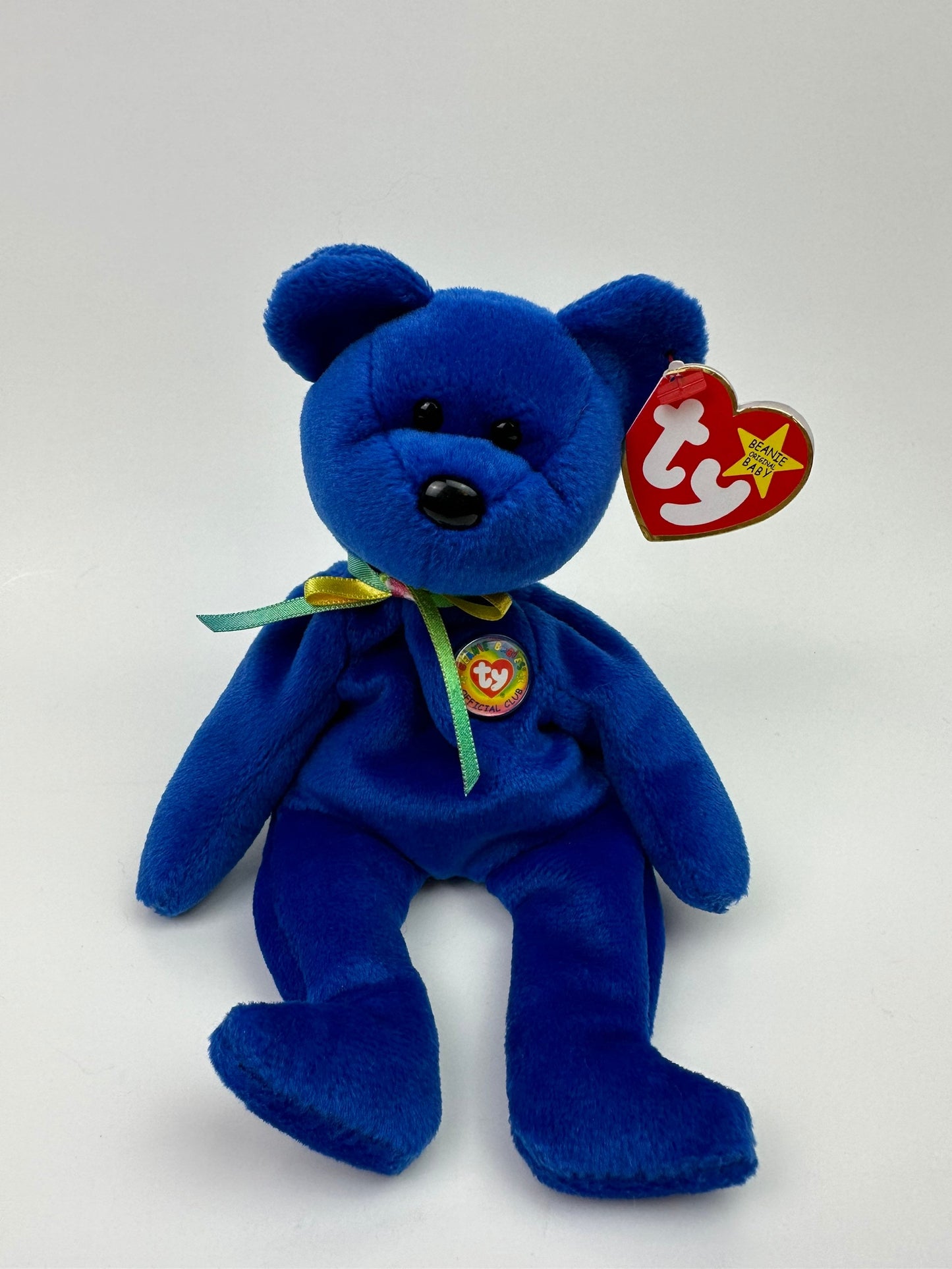 Ty Beanie Baby “Clubby” the Royal Blue Bear (8.5 Inch)