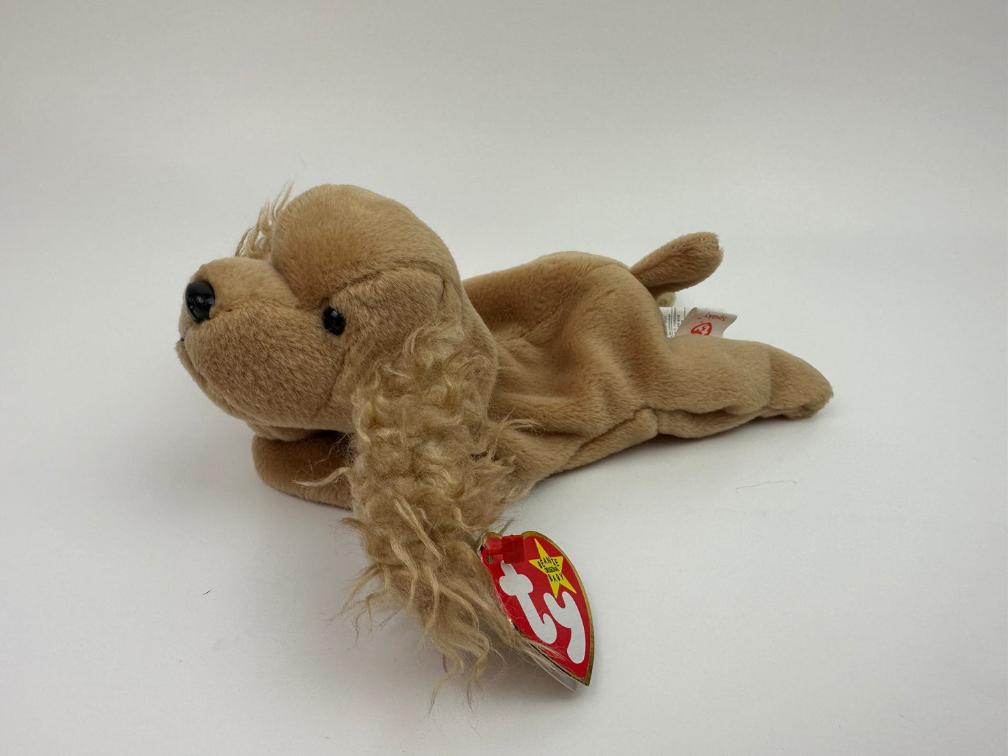 Ty Beanie Baby “Spunky” the Cocker Spaniel Dog  (8 inch)