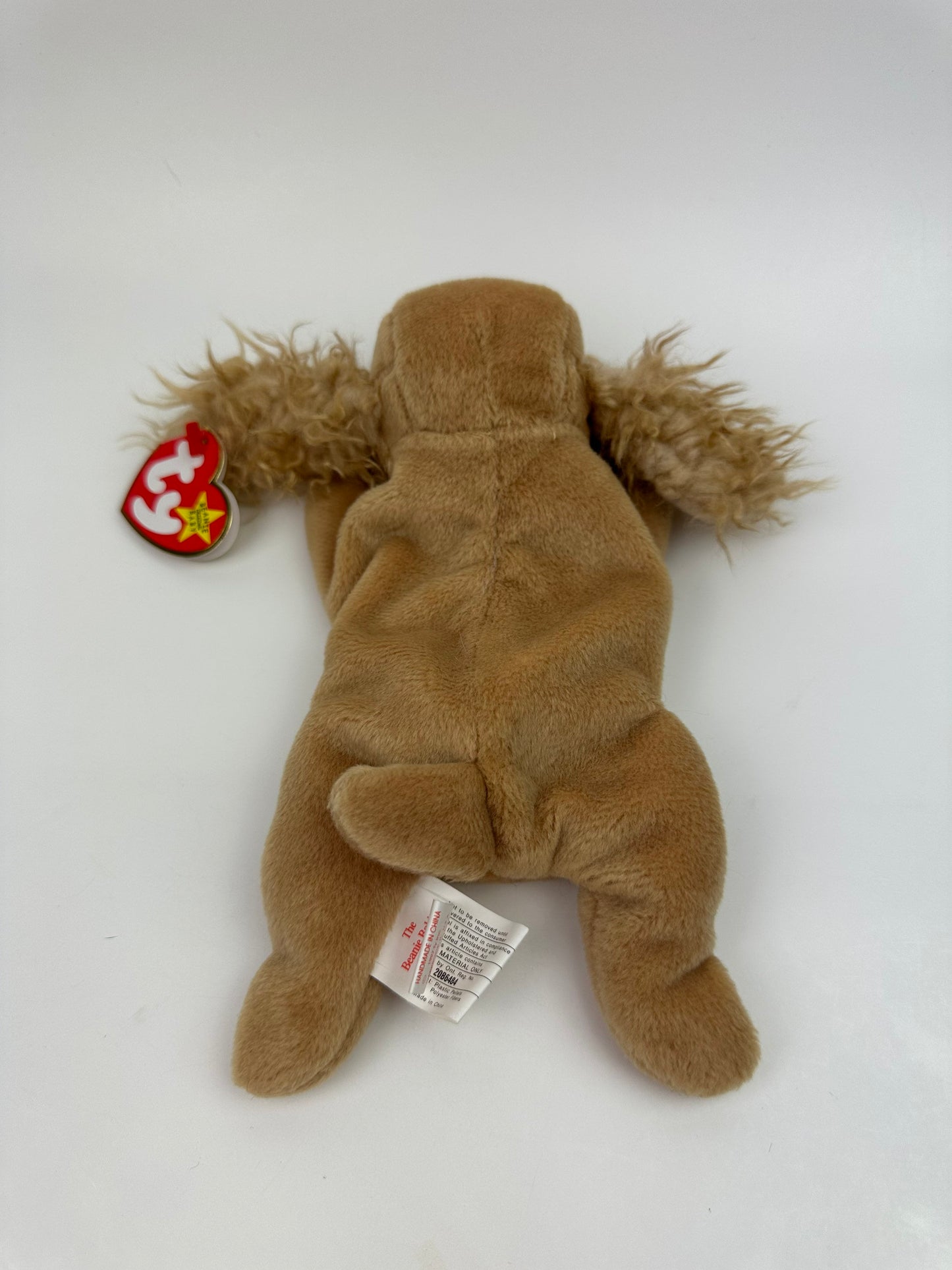 Ty Beanie Baby “Spunky” the Cocker Spaniel Dog  (8 inch)