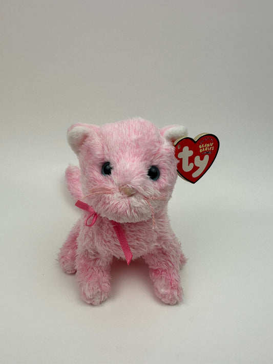 Ty Beanie Baby “Fleur” the Pink Cat ! (6 inch)