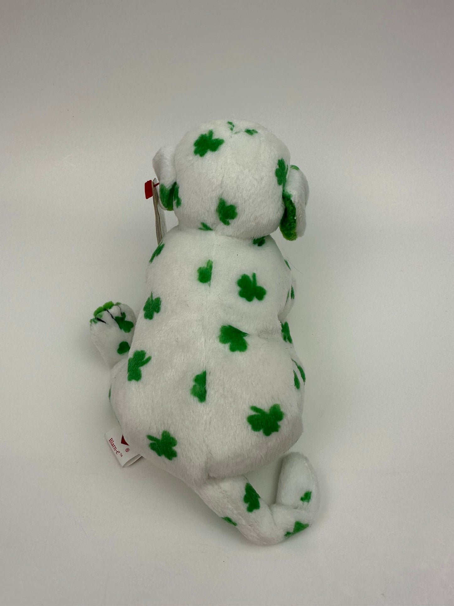 Ty Beanie Baby “Blarn-e” the Irish Dog  with Clovers! *Internet Exclusive* (6 inch)