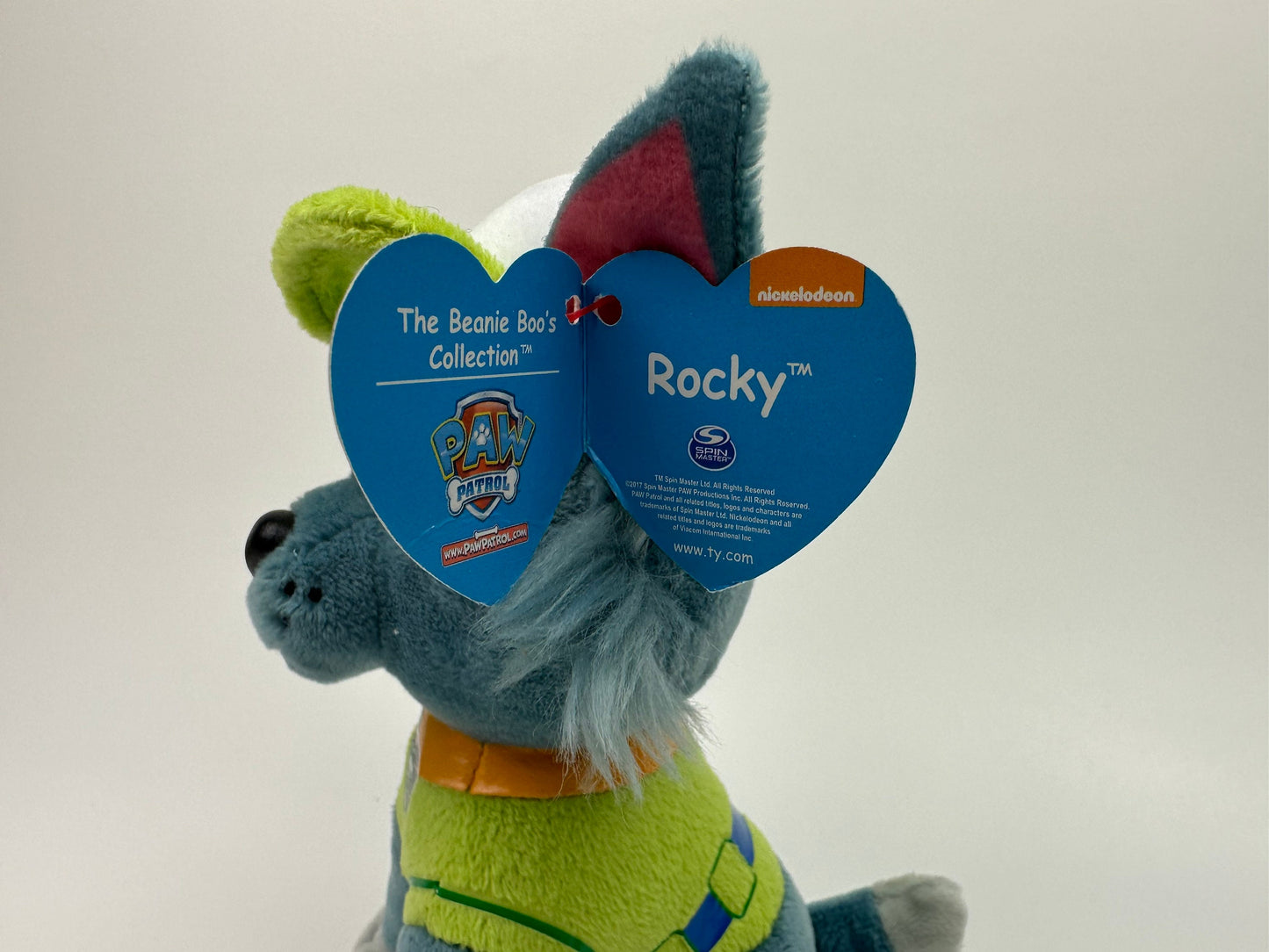 Ty Beanie Boo “Rocky” the Dog - Paw Patrol Dog Plush (6 inch)