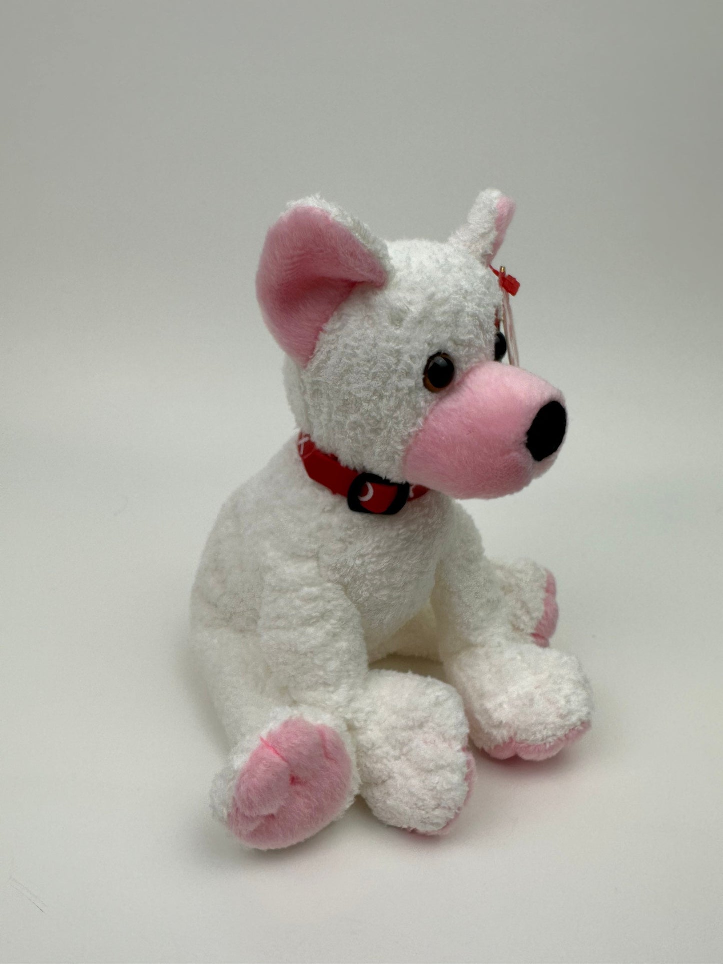 Ty Beanie Baby “Cupid” the Dog with Adorable Heart over Eye! (6.5 inch)