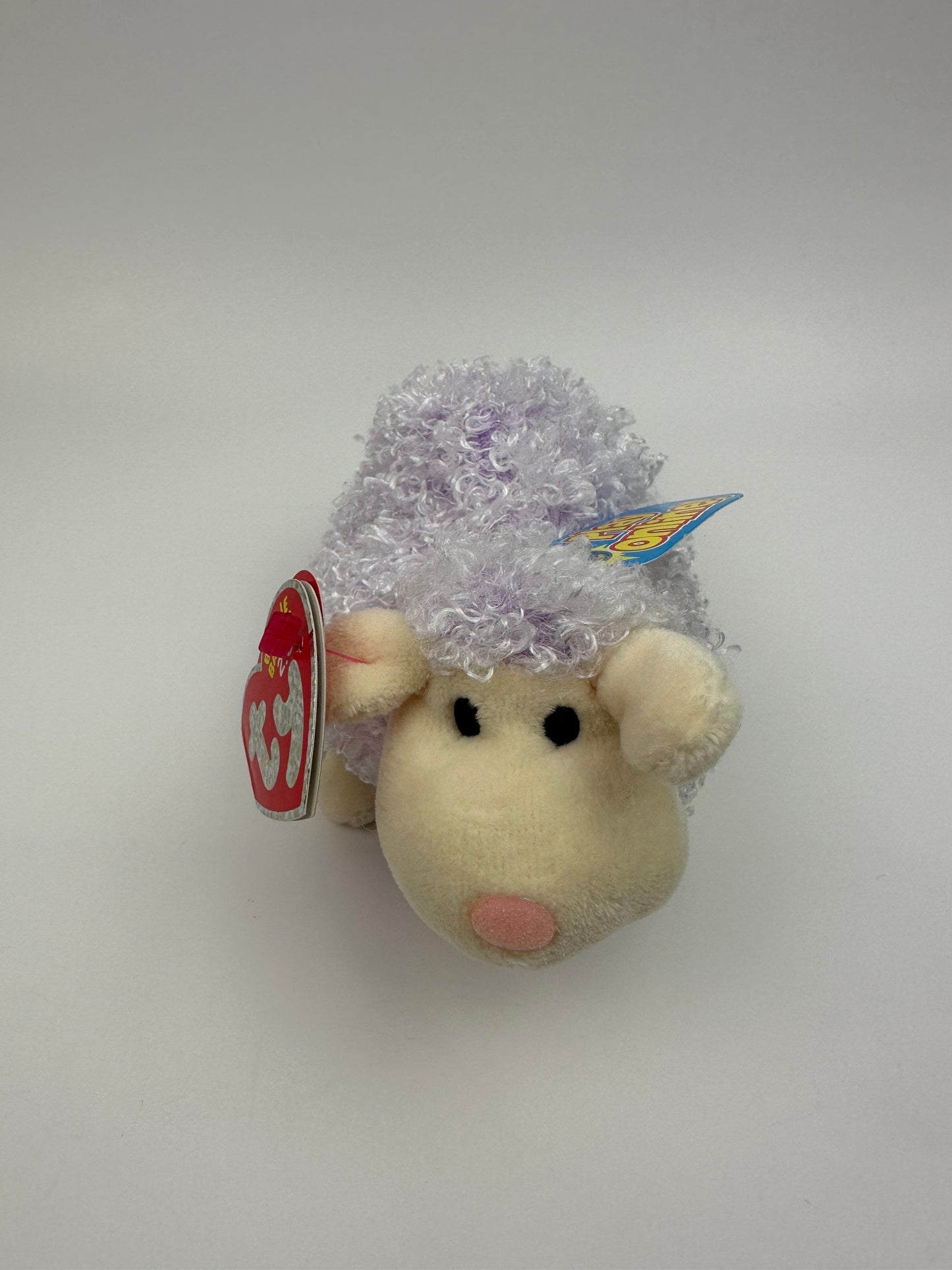 Ty Beanie Babies 2.0 “Shearsly” the Purple Lamb / Sheep! (6 inch)