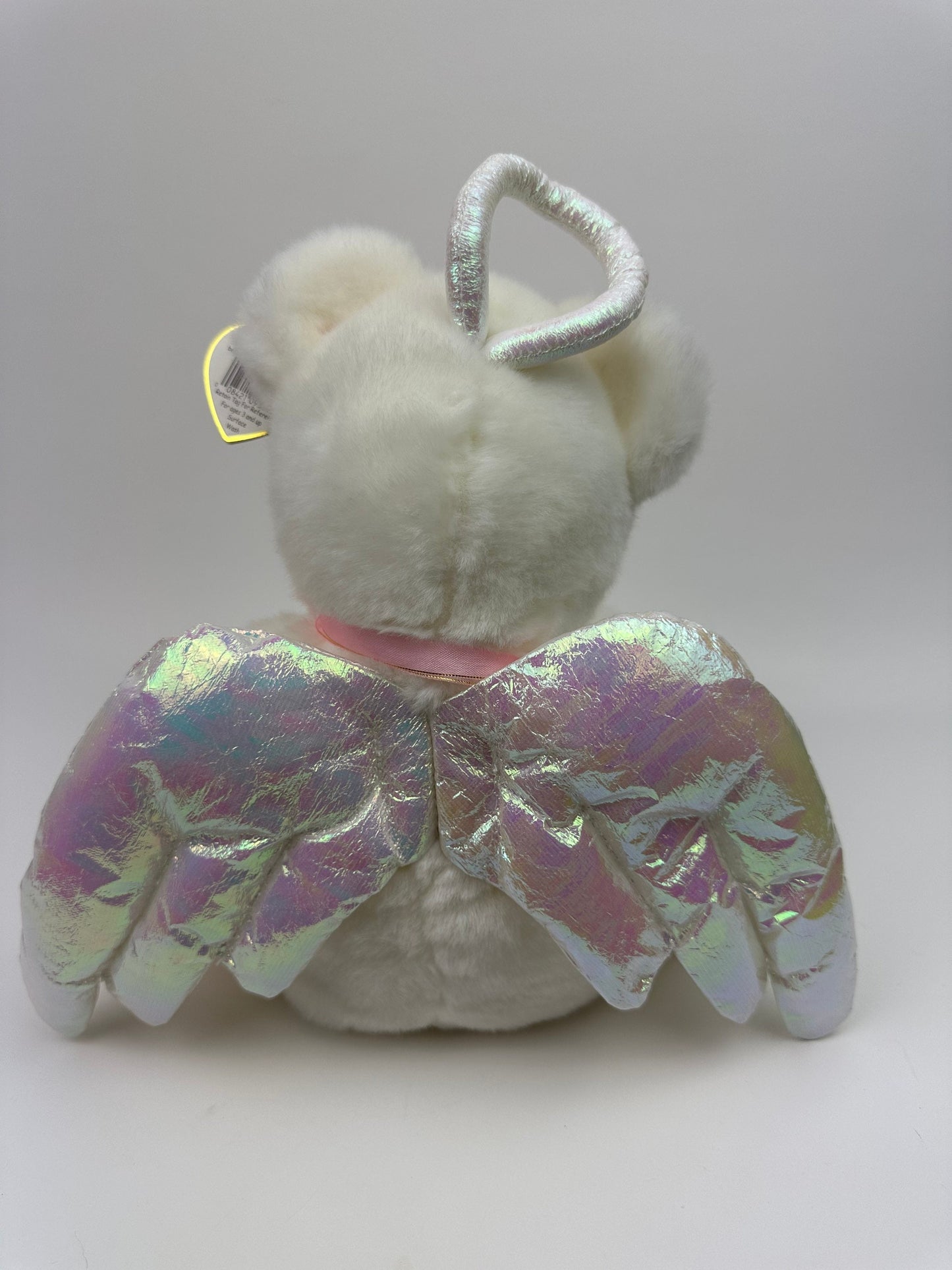 Ty Beanie Buddy “Halo” the Angel Bear with Iridescent wings (14.5 inch)