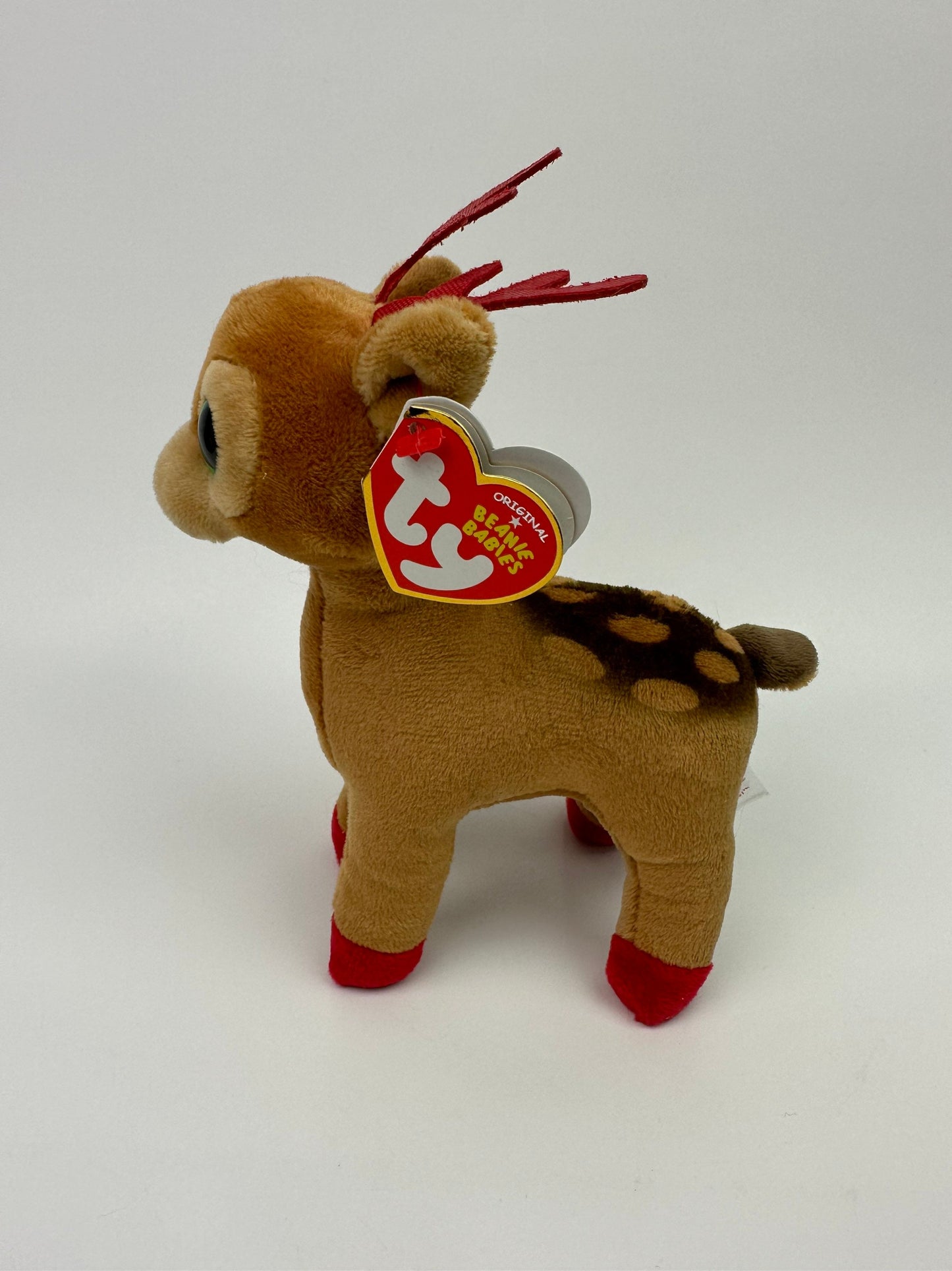 Ty Beanie Baby “Tinsel” the Holiday Reindeer (7 inch)