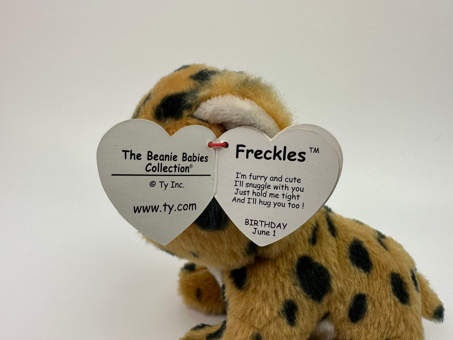 Ty Beanie Baby “Freckles” the Leopard! (6 inch)