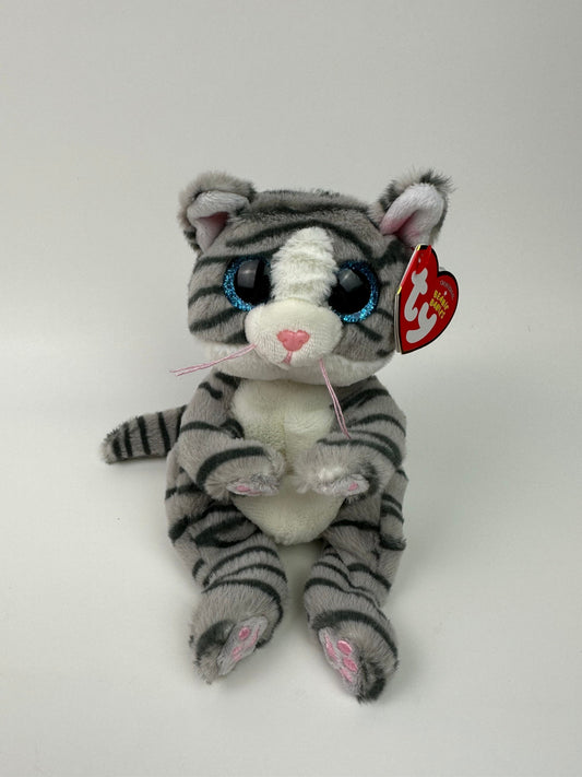 Ty Beanie Baby “Mitzi” the Tabby Cat! (8 inch)