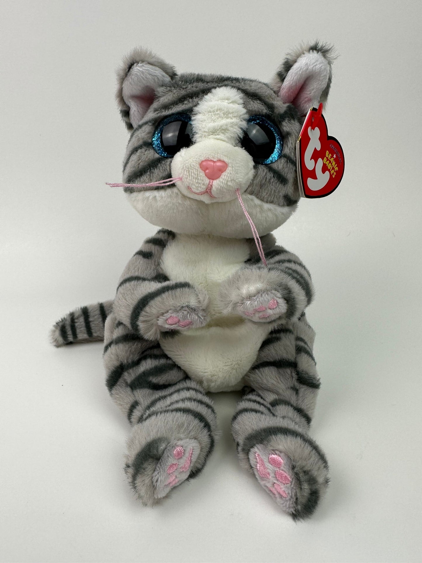 Ty Beanie Baby “Mitzi” the Tabby Cat! (8 inch)