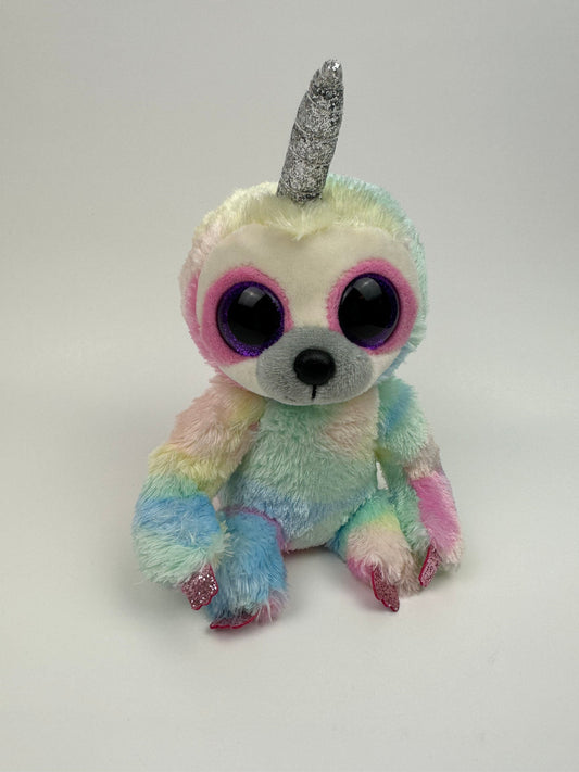 Ty Beanie Boo “Cooper” the Unisloth - No Hang Tag (6 inch)