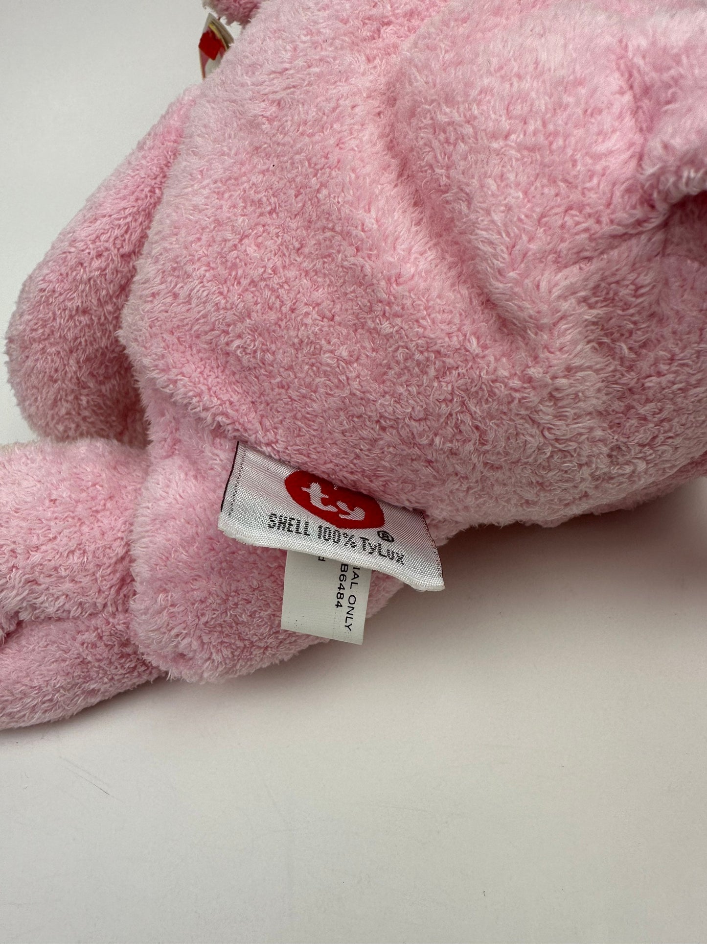 Ty Pluffies Collection “Baby Dangles” the Monkey  - Love to Baby, Pink Version! *Extremely Rare* (10 inch)