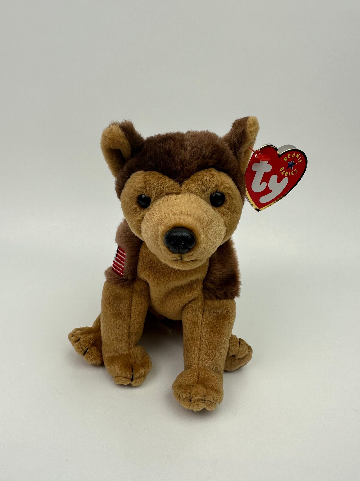 Ty Beanie Baby “Courage” the German Shepard - In honour of those who lost their lives in 9-11 (6 inch)