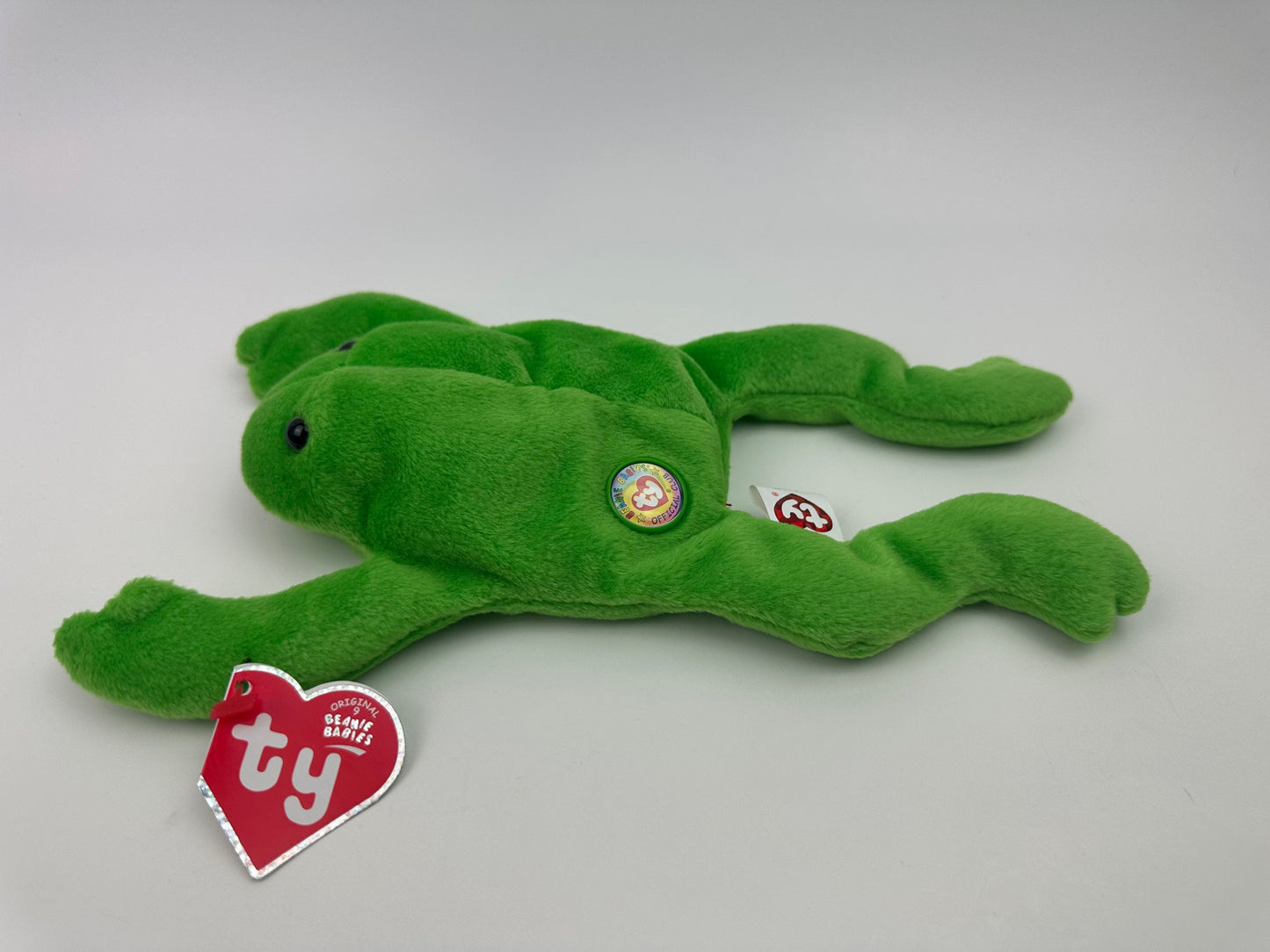 Ty Beanie Baby “Legs” the Frog BBOC Exclusive (Beanie Baby Official Club) Original 9 Replica *Rare* (9 inch)