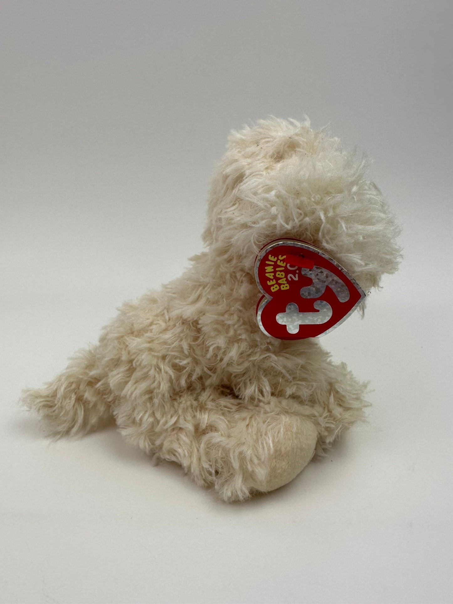 Ty Beanie Baby “Rascal” the Bichon Frise Dog**RARE** (6 inch)