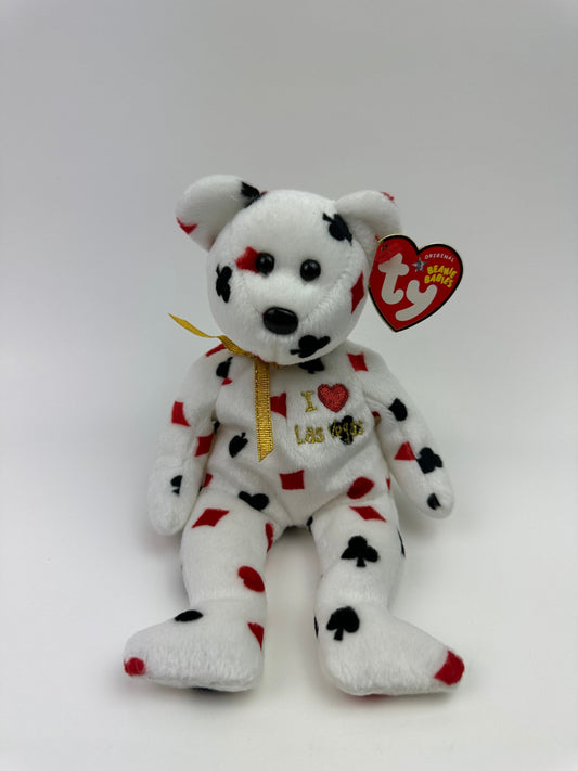 Ty Beanie Baby “Las Vegas” the I Love Las Vegas Bear - Las Vegas Exclusive (8.5 inch)