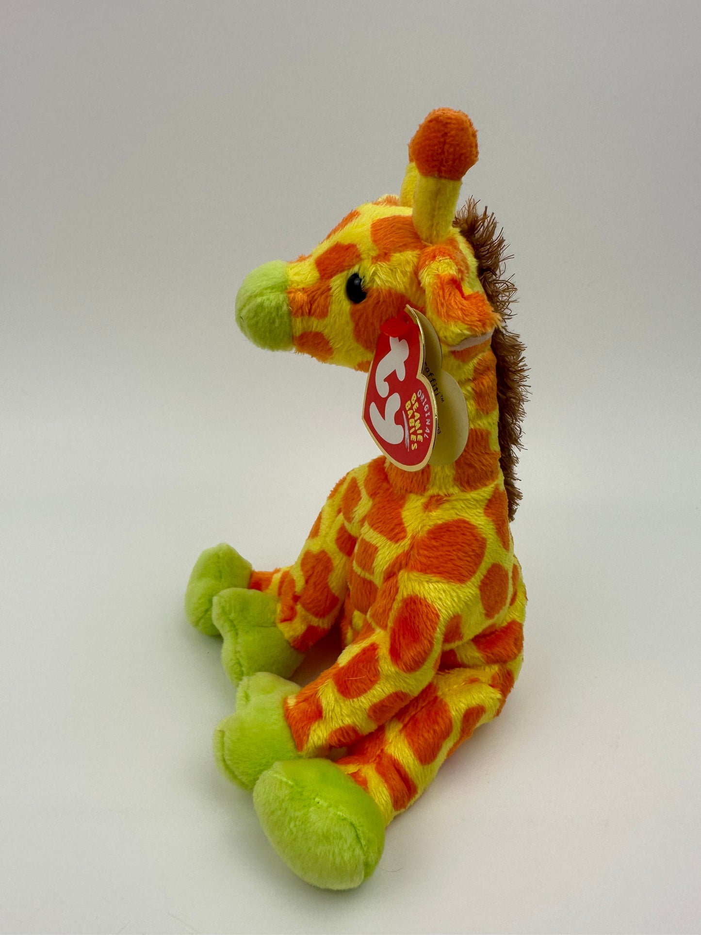 Ty Beanie Baby “Giraffiti” the Giraffe  - Circus Beanie (7 inch)