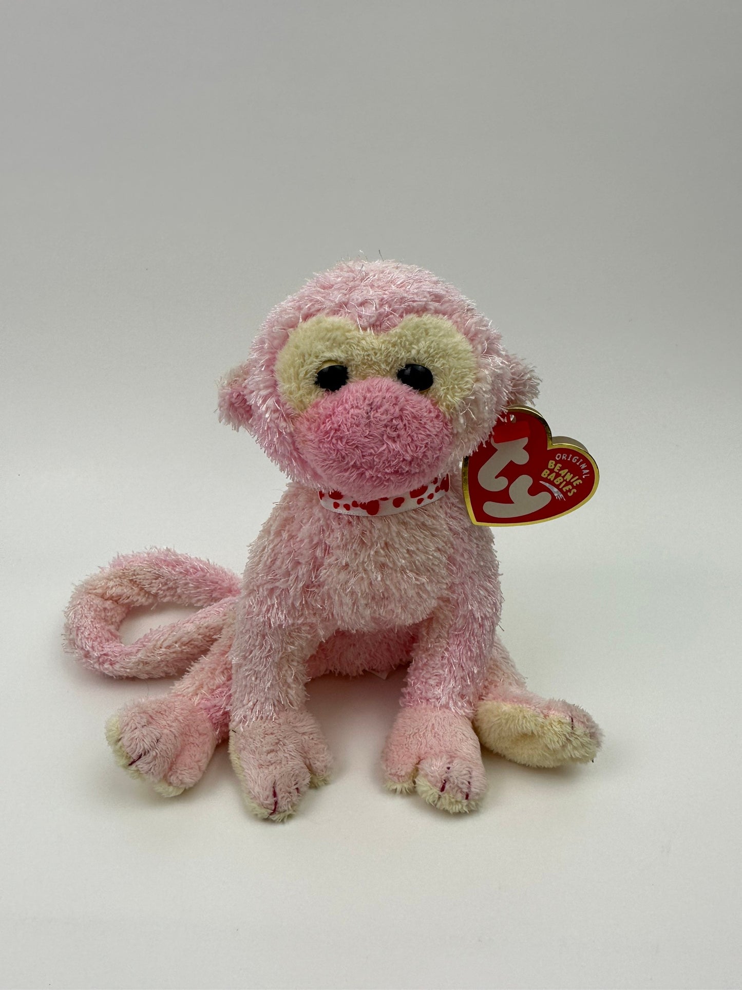 Ty Beanie Baby “Poet” the Pink Monkey! (6 inch)