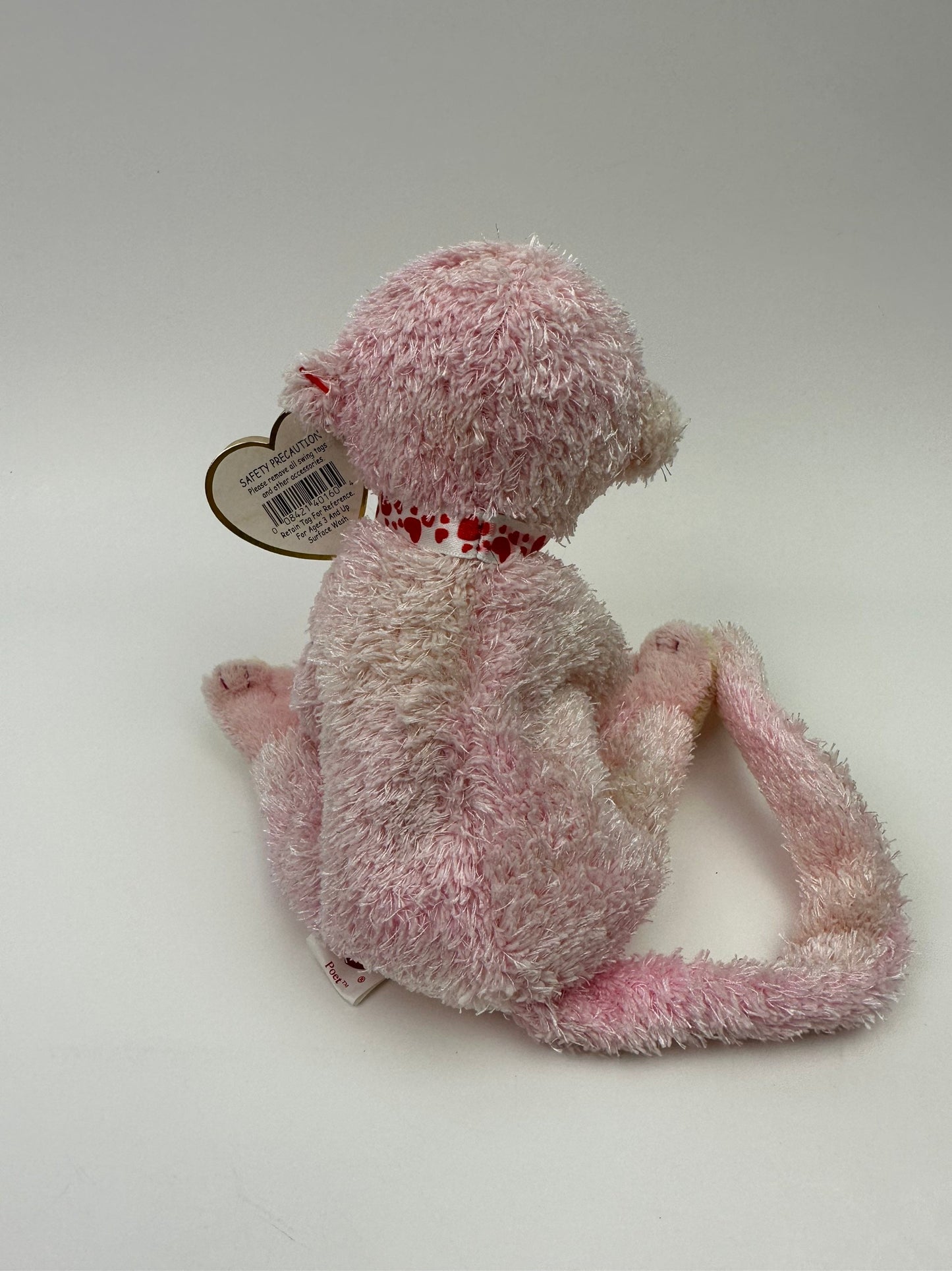 Ty Beanie Baby “Poet” the Pink Monkey! (6 inch)