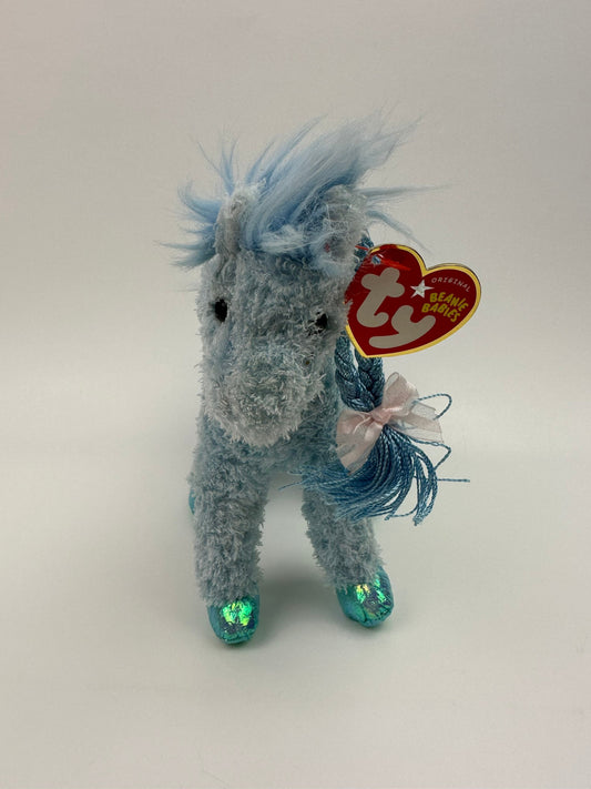 Ty Beanie Baby “Charming” the Blue Horse (6.5 inch)