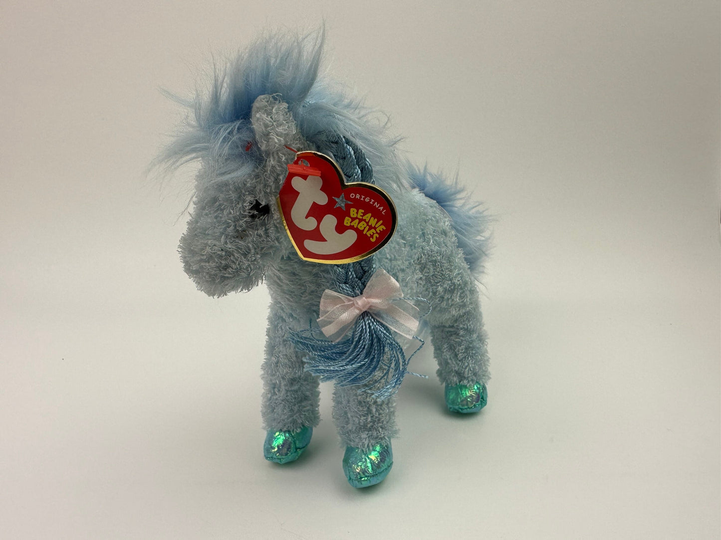 Ty Beanie Baby “Charming” the Blue Horse (6.5 inch)