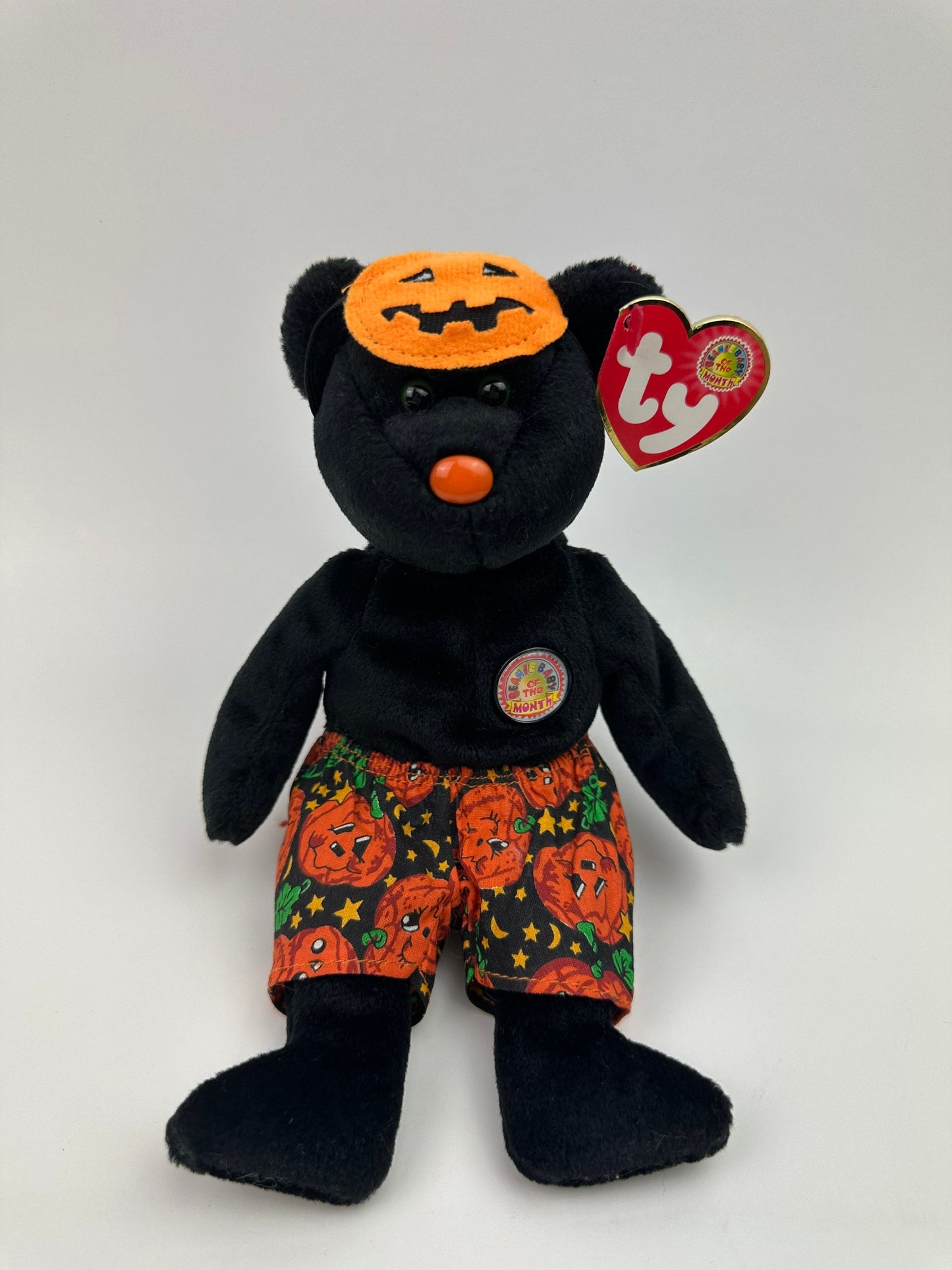 Ty Beanie Baby “Scares” the Halloween Bear - Beanie Baby of the Month (8 inch)