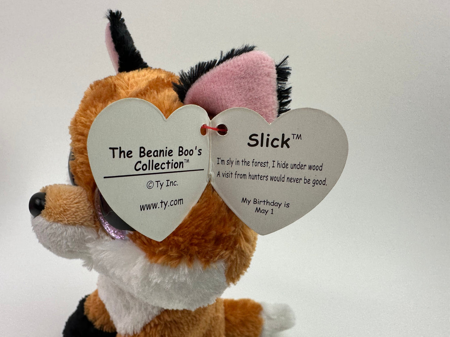 Ty Beanie Boo “Slick” the Fox (6 inch)