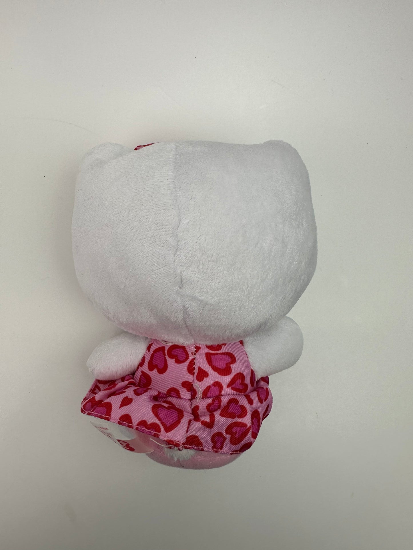 Ty Beanie Baby Vintage “Hello Kitty” the Hello Kitty Plush Wearing Pink Heart Dress - No Hang Tag (5.5 inch)