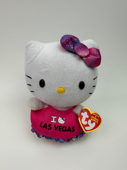 Ty Beanie Baby Vintage “Hello Kitty” the Hello Kitty Plush wearing Las Vegas Dress (5.5 inch)